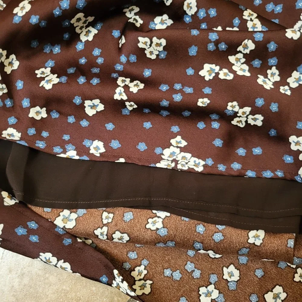 Heartloom Miyako Dress in Ganache Dark Brown floral Size Large NWT - Picture 11 of 11